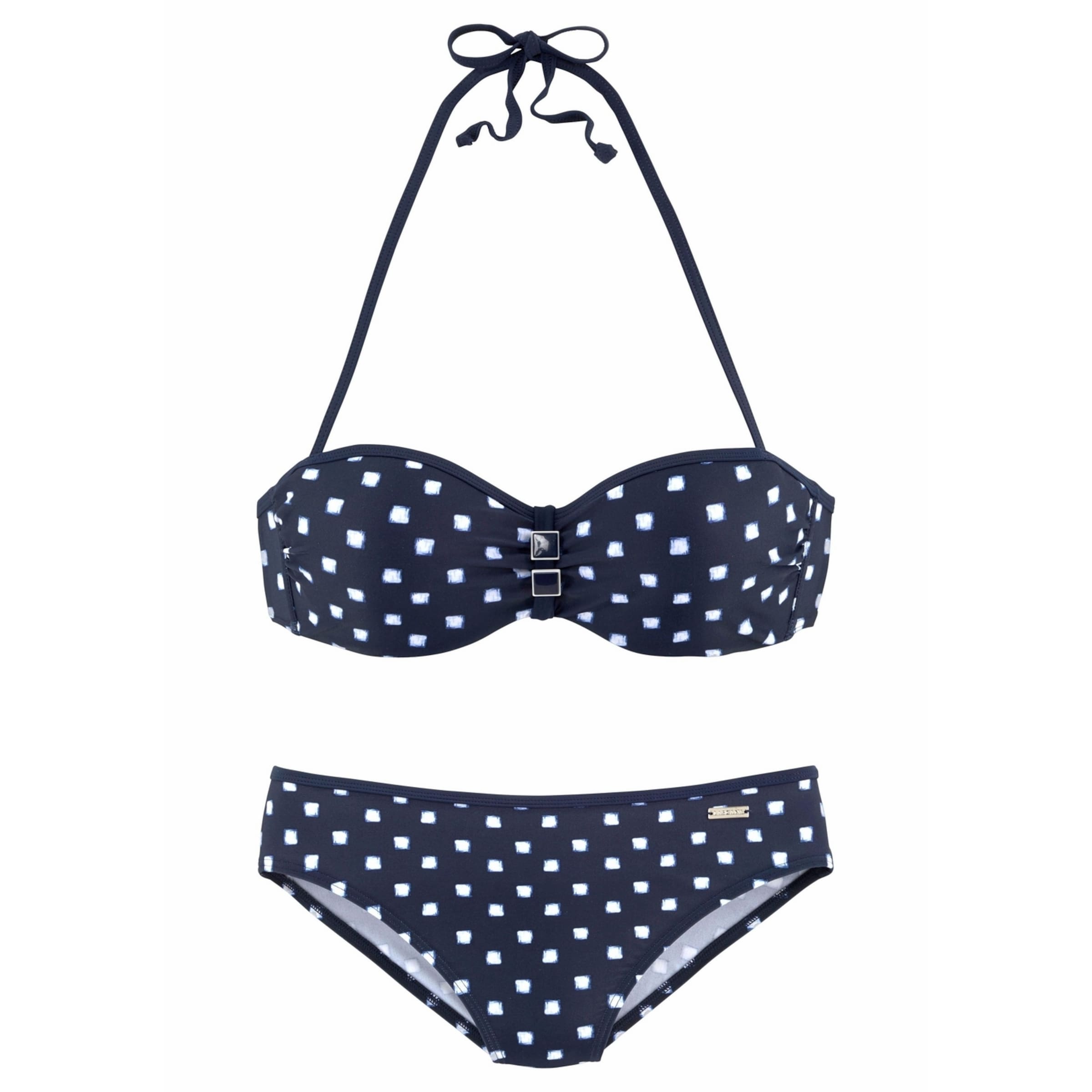 LASCANA Bandeau Bikini in Blue: front