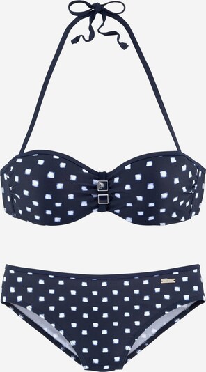 LASCANA Bikini en bleu marine, Vue avec produit