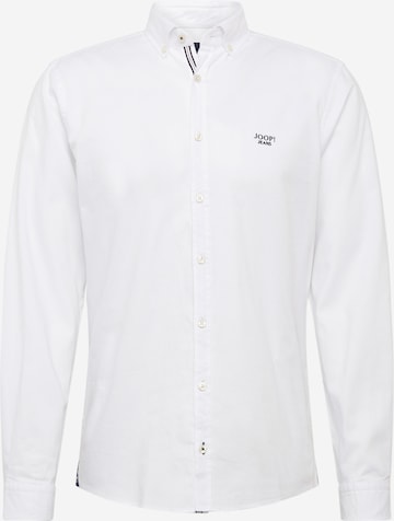 JOOP! Jeans Regular fit Button Up Shirt 'Haven' in White: front