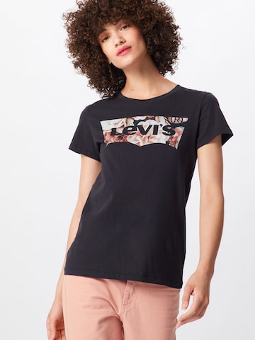 LEVI'S ® Majica 'The Perfect Tee' | črna barva: sprednja stran