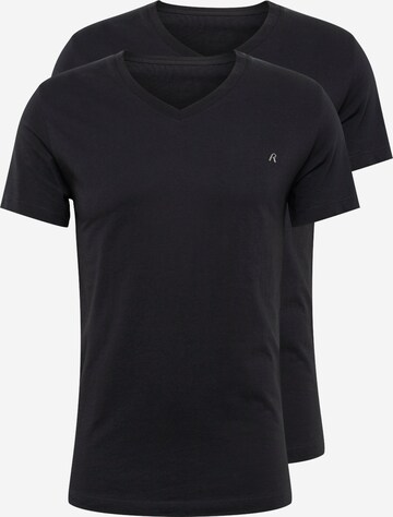 Coupe regular T-Shirt REPLAY en noir : devant