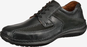 JOSEF SEIBEL Lace-Up Shoes 'Anvers' in Black: front