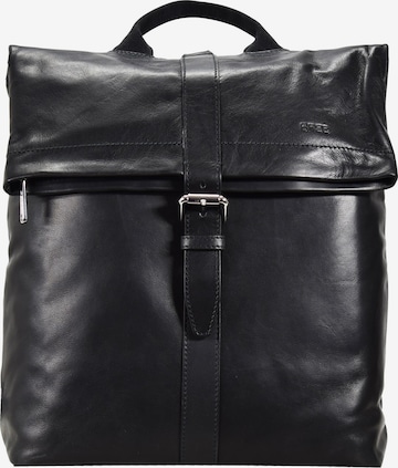 BREE Backpack 'Stockholm' in Black: front