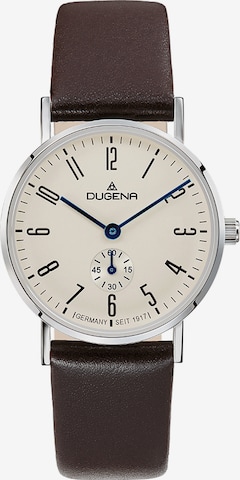 DUGENA Analog Watch in Brown: front