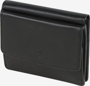 Esquire Wallet 'Logo' in Black: front