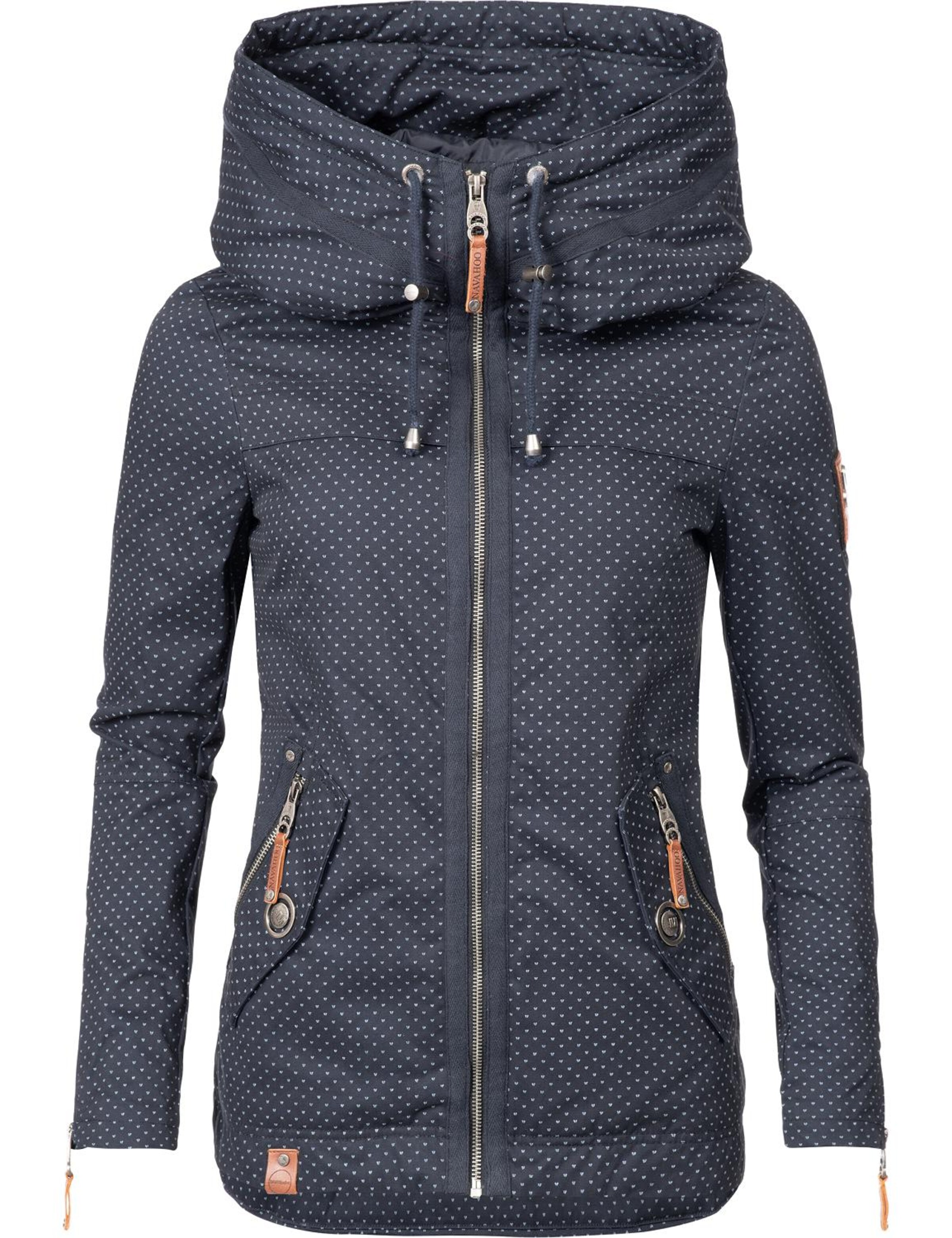 NAVAHOO Jacke 'Wekoo' in Blau: Vorderseite