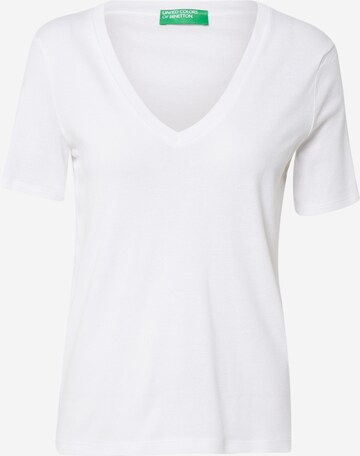 UNITED COLORS OF BENETTON - Camiseta en blanco: frente