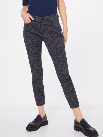 OPUS Skinny Jeans 'Elma' in Grijs: voorkant