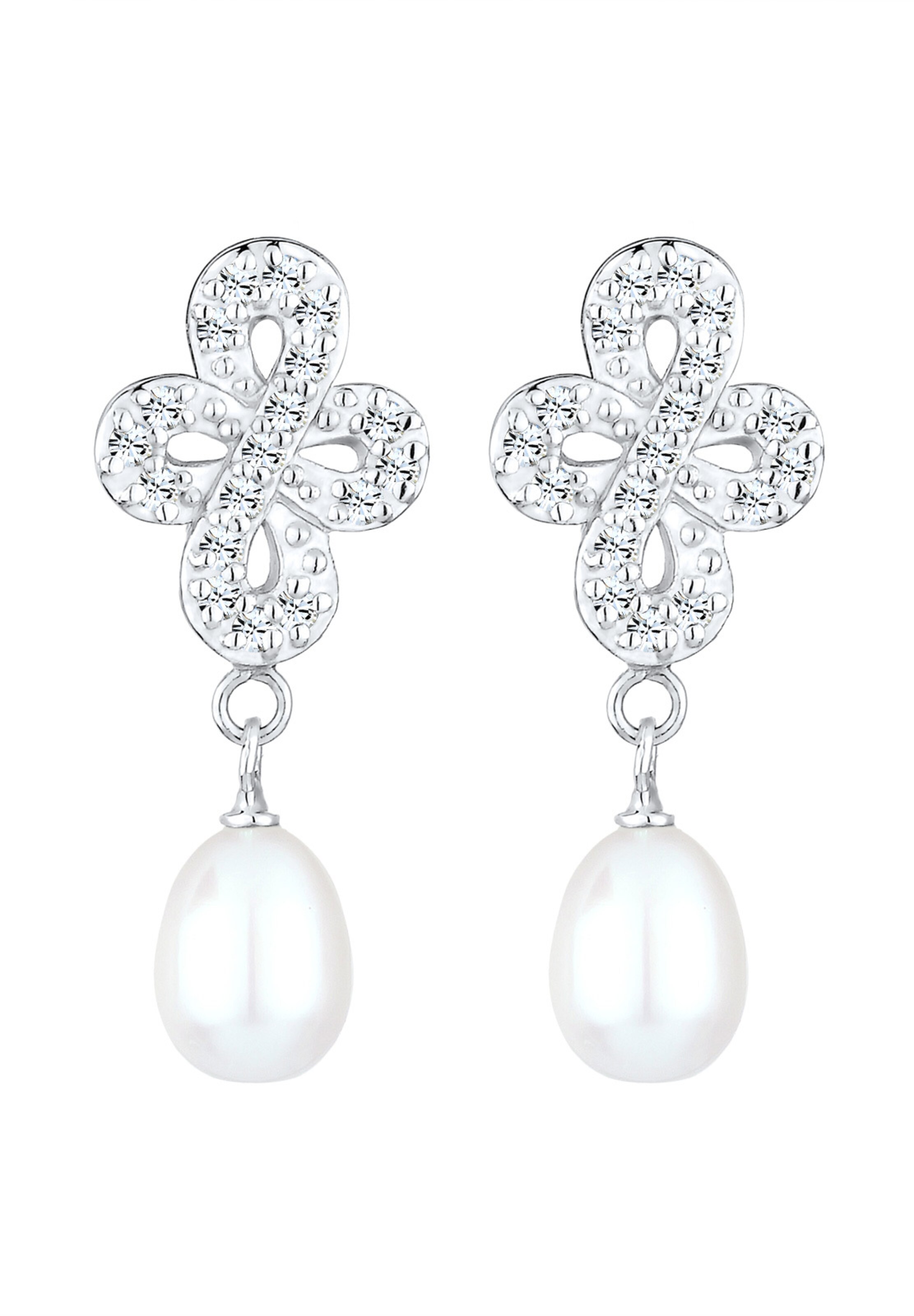 ELLI Earrings 'Infinity' in Silver: front