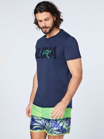 CHIEMSEE Regular Fit T-Shirt in Blau: predná strana