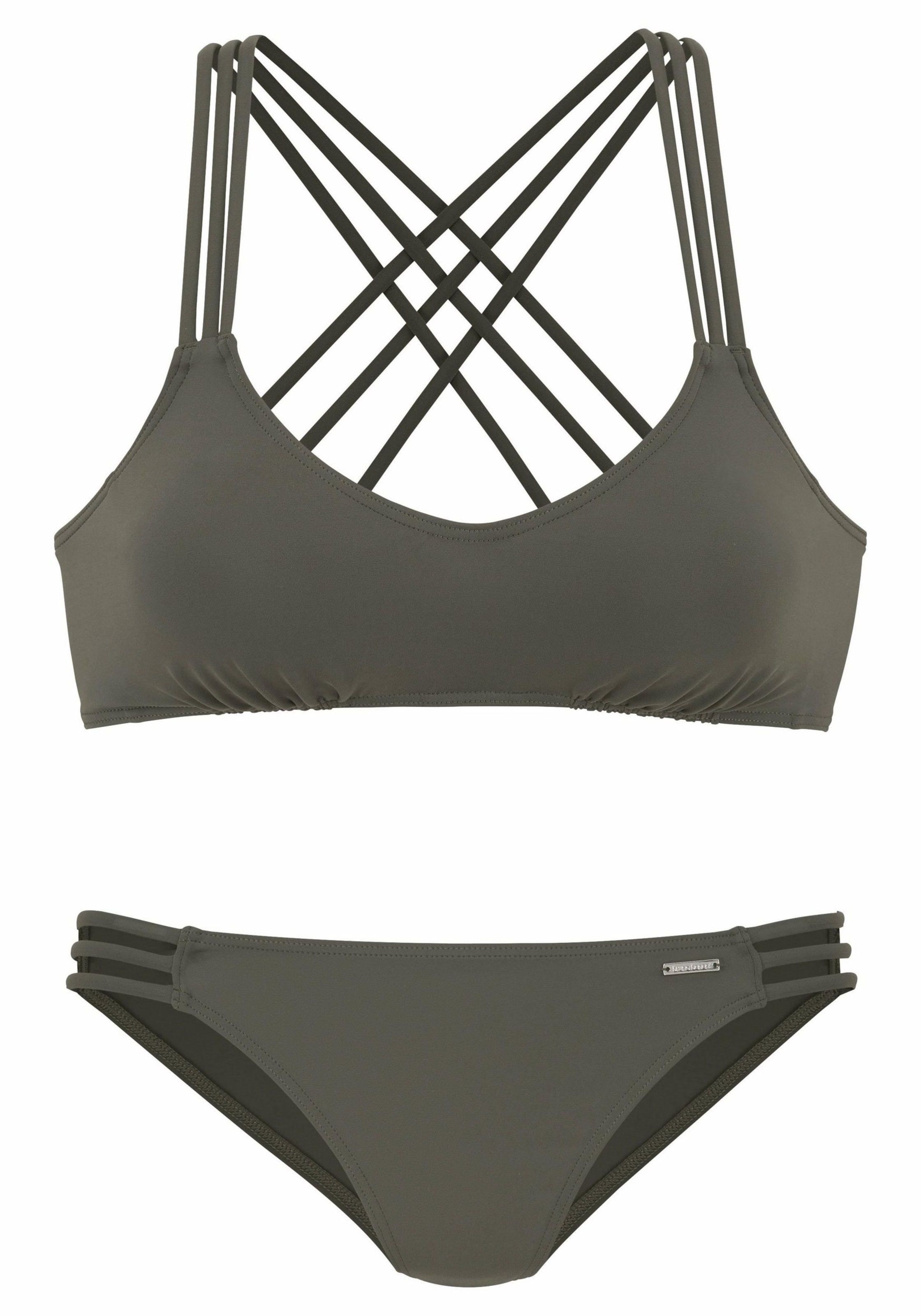 Bustier Bikini Bruno Banani en vert : devant