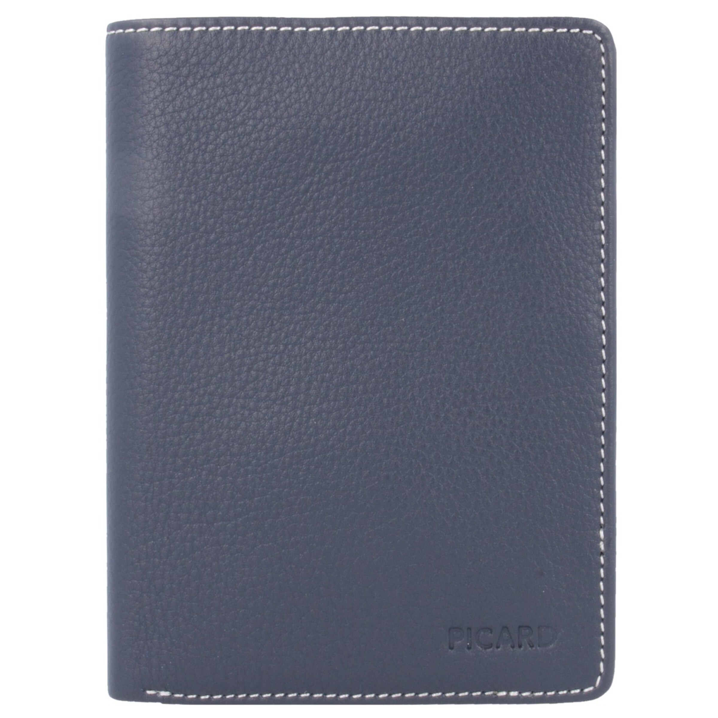 Picard Geldbörse 'Diego' in Blau: Vorderseite