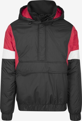 Urban Classics Between-season jacket in Black: front