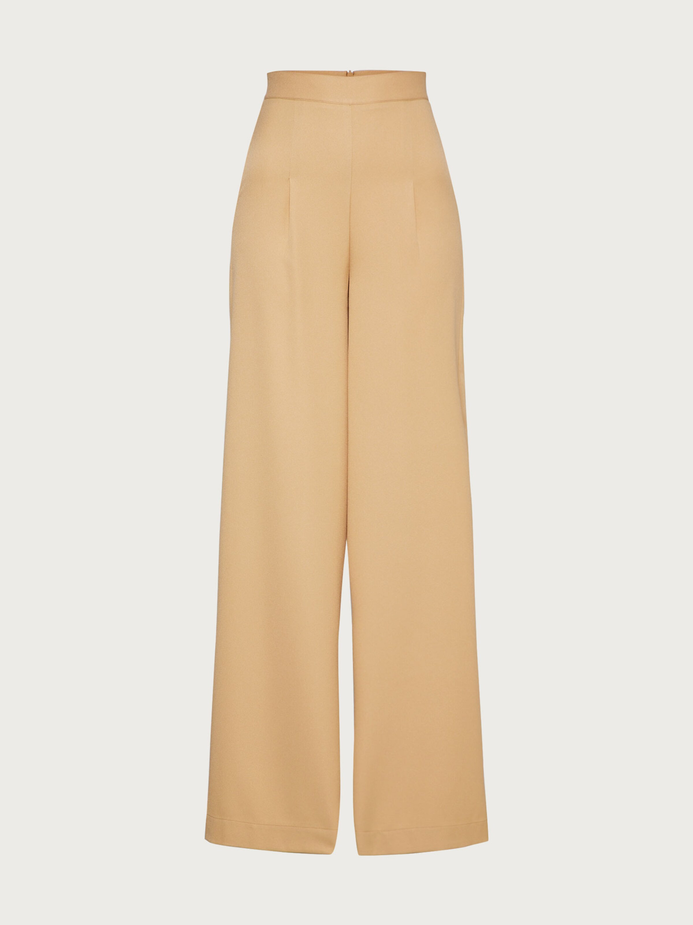 EDITED - Bandplooibroek 'Scarlette' in de kleur Lichtbeige