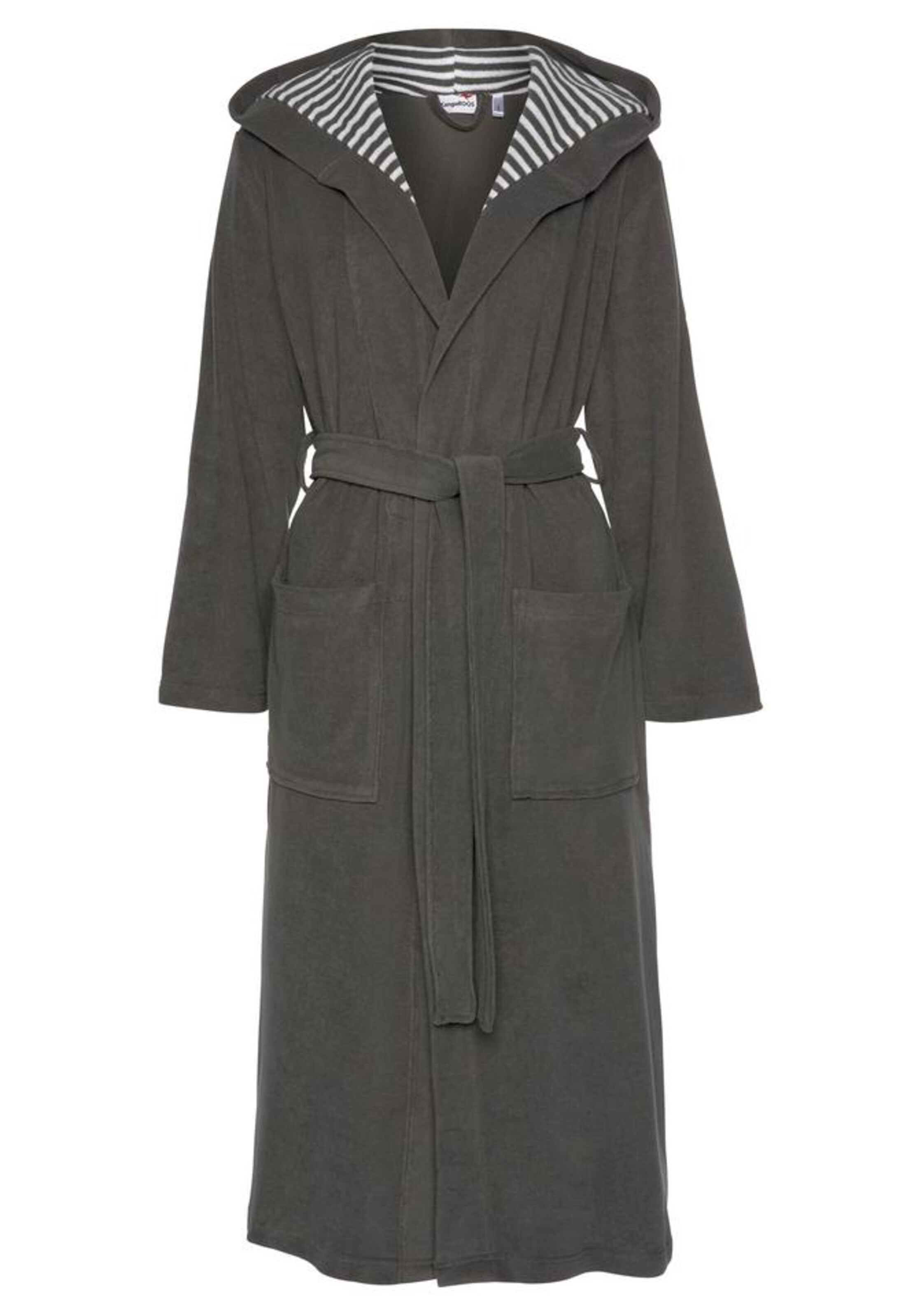 KangaROOS - Damenbademantel 'Dalia' in anthrazit