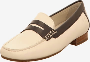 SIOUX Moccasins in White: front