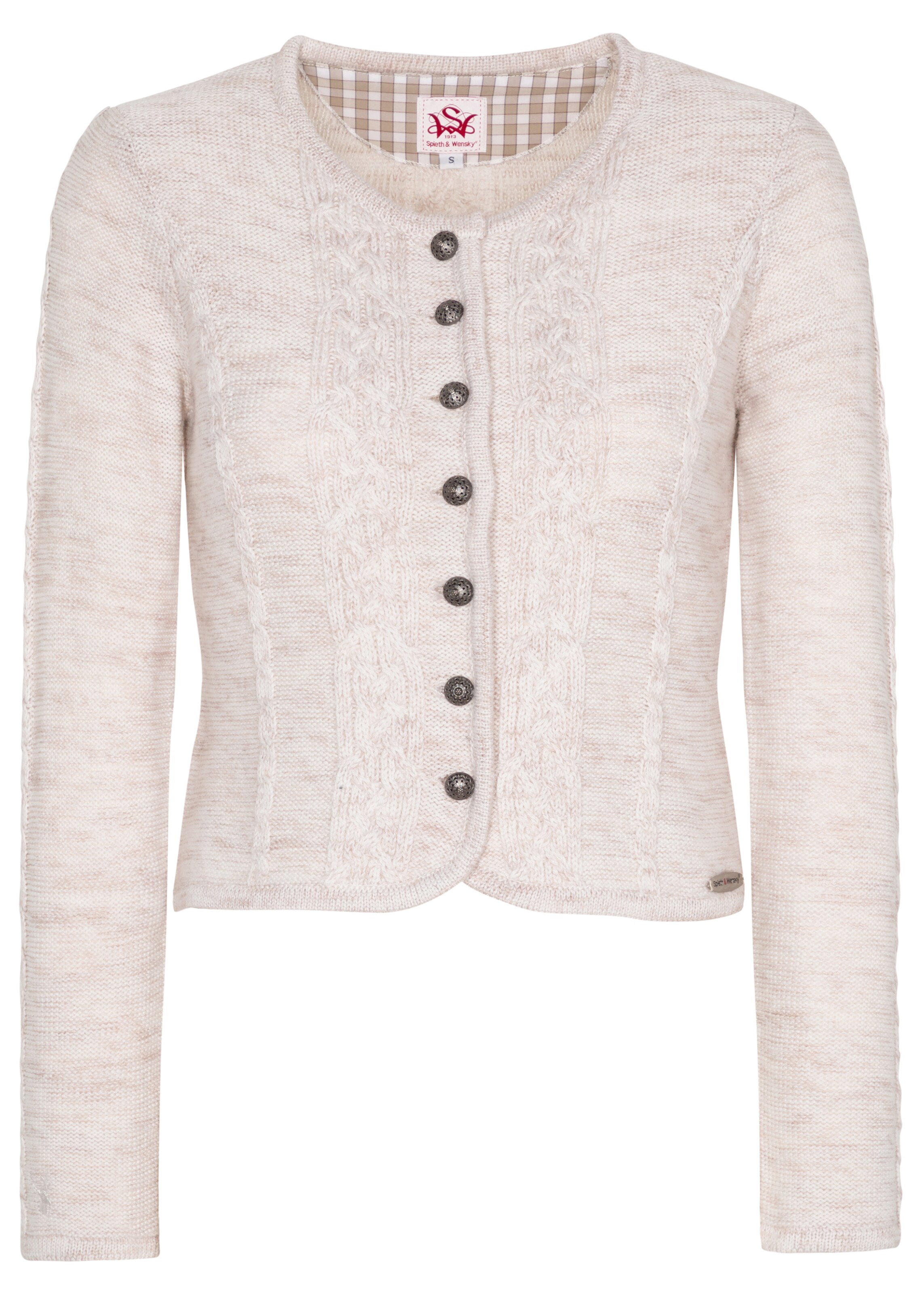 SPIETH & WENSKY - Strickjacke 'Bonn' in beige