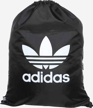 ADIDAS ORIGINALS Gym Bag in Black: front
