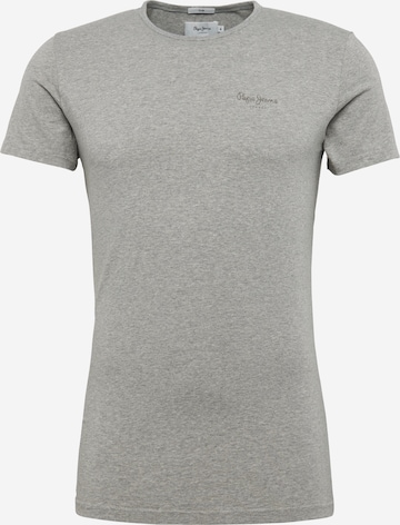 Pepe Jeans Schlichtes Shirt 'ORIGINAL BASIC S/S' in Grau: front