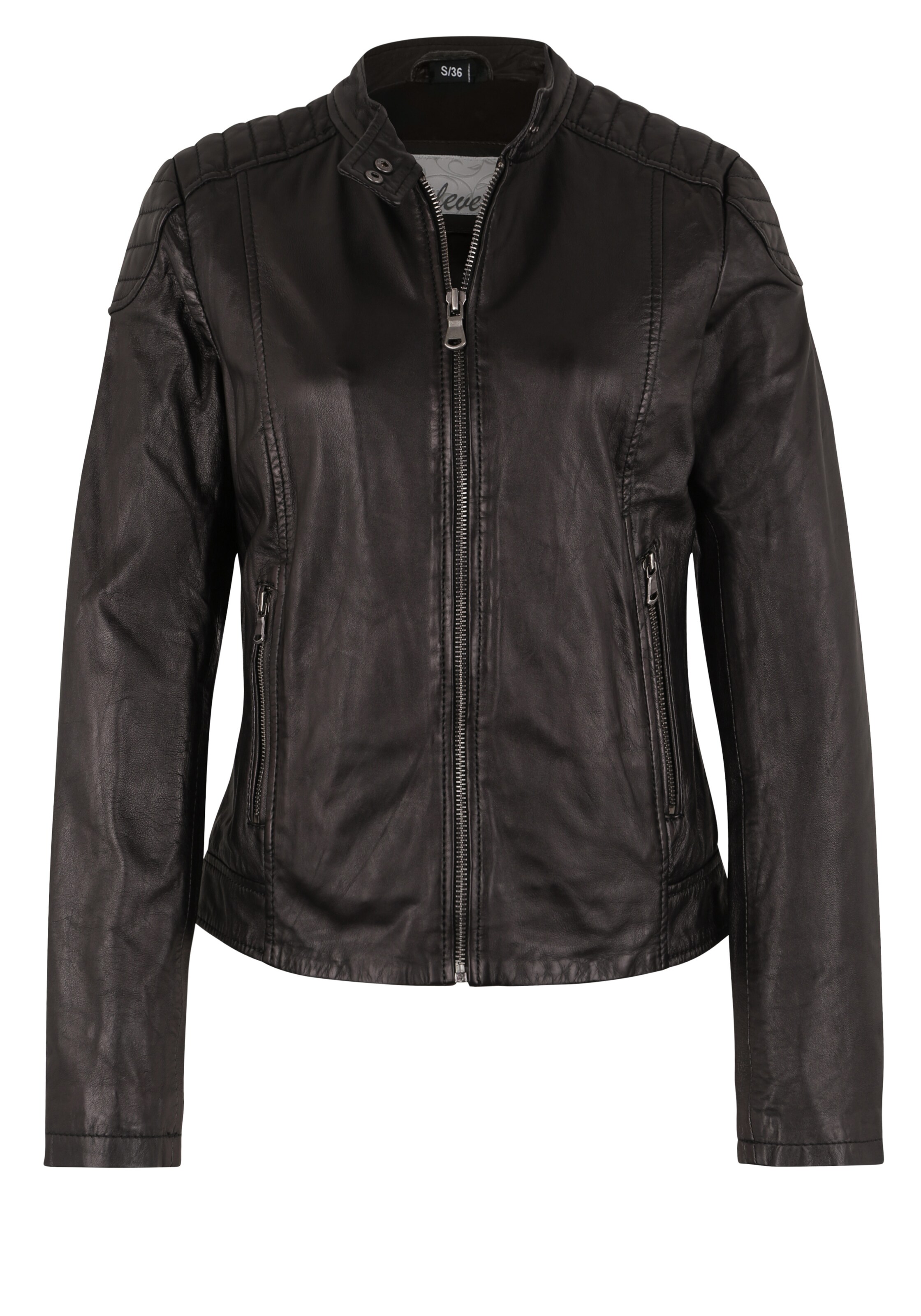 7ELEVEN Jacke 'Raffi' in Schwarz: Vorderseite