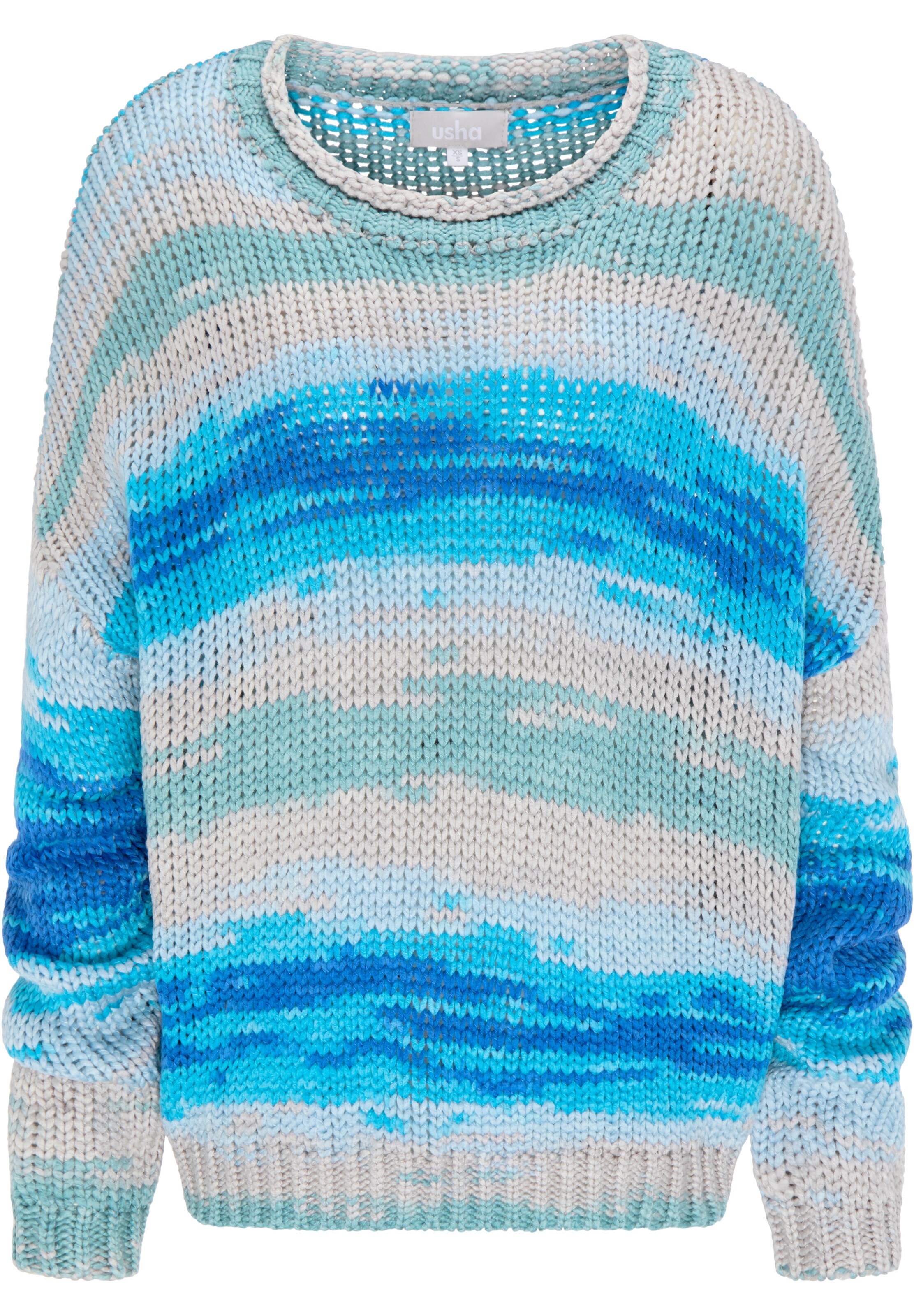 Usha - Oversized trui in de kleur Blauw