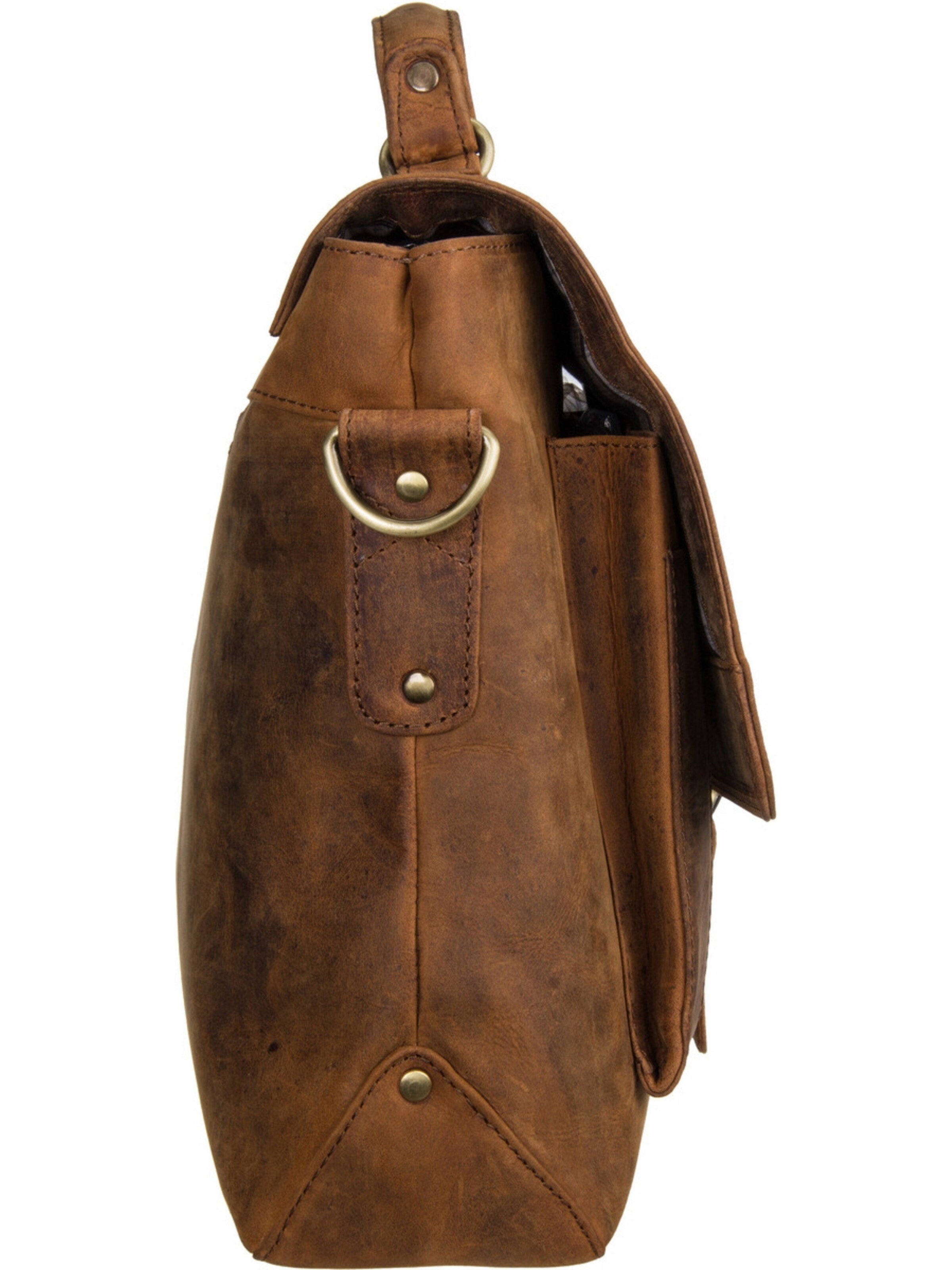 Harold's Document Bag 'Antic 2634' in Brown