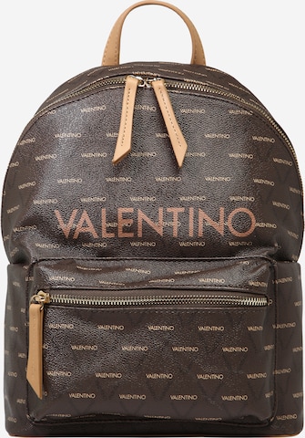 VALENTINO - Mochila 'Liuto' en marrón: frente