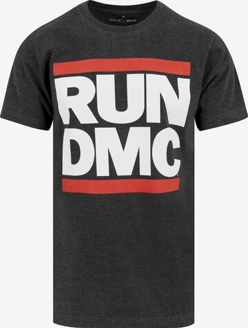 Mister Tee Shirt 'Run DMC' in Grijs: voorkant