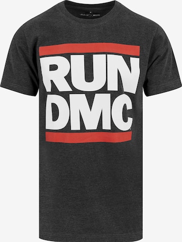 T-Shirt 'Run DMC' Mister Tee en gris : devant