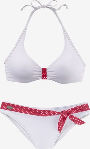 BUFFALO - Bikini en blanco: frente