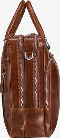 LEONHARD HEYDEN Document Bag 'Cambridge 5261' in Brown