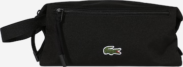 LACOSTE Toiletry Bag in Black: front