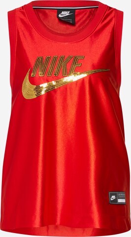 Haut Nike Sportswear en rouge : devant