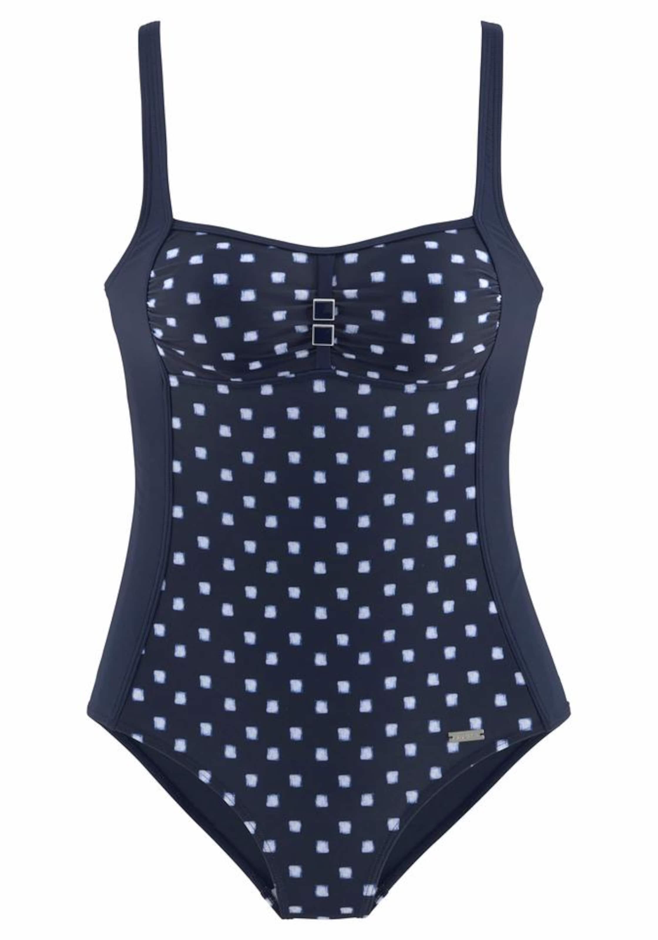 LASCANA Bralette Swimsuit in Blue: front