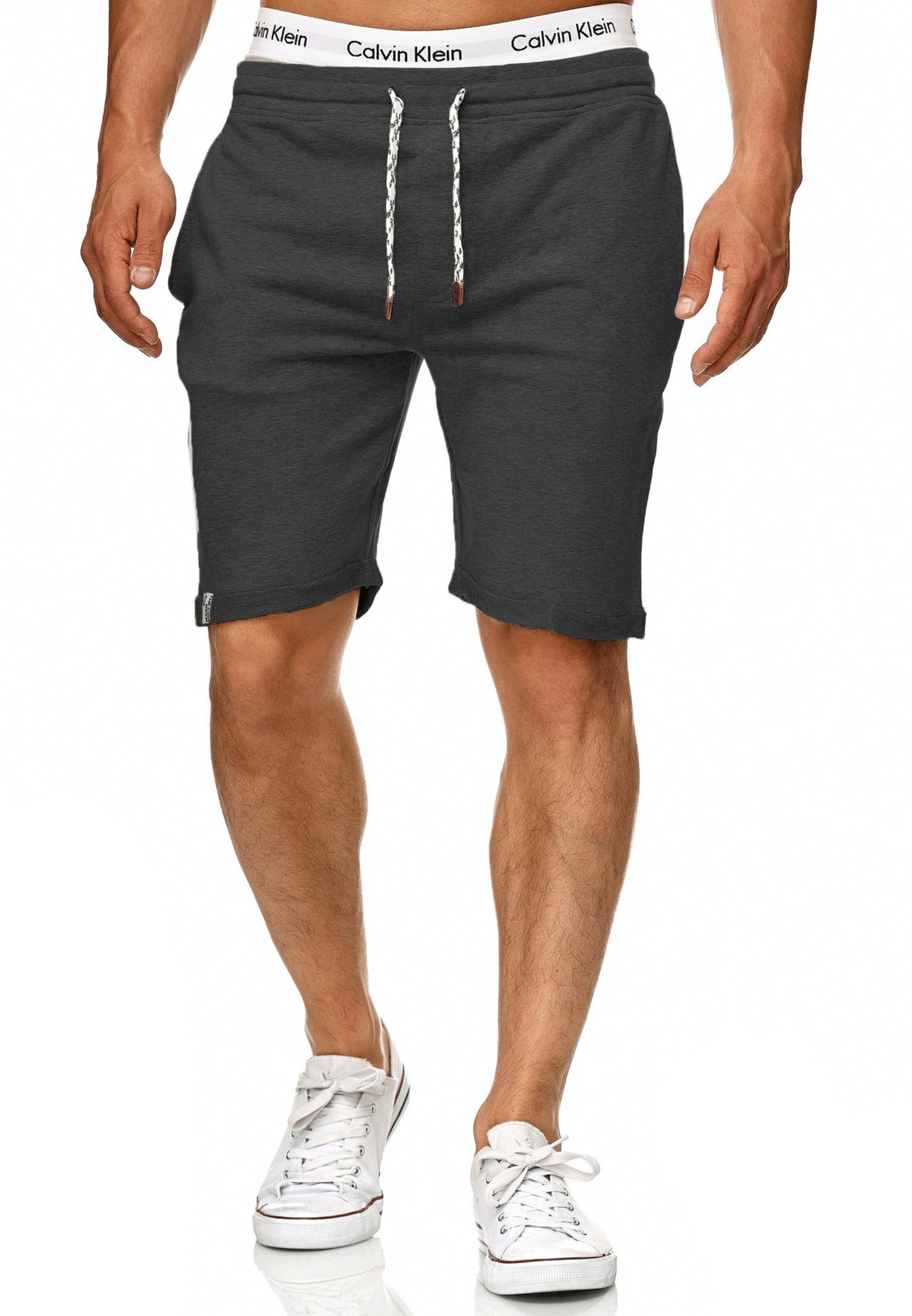 INDICODE JEANS Regular Broek 'Aldrich' in Zwart: voorkant