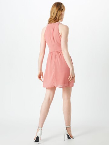 Robe de cocktail 'VIMILINA' VILA en rose : derrière