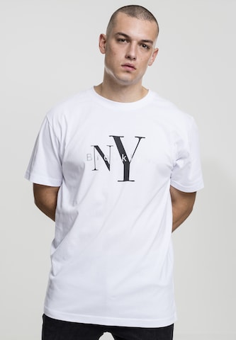 Mister Tee T-Shirt 'NY Brooklyn' in Weiß: predná strana