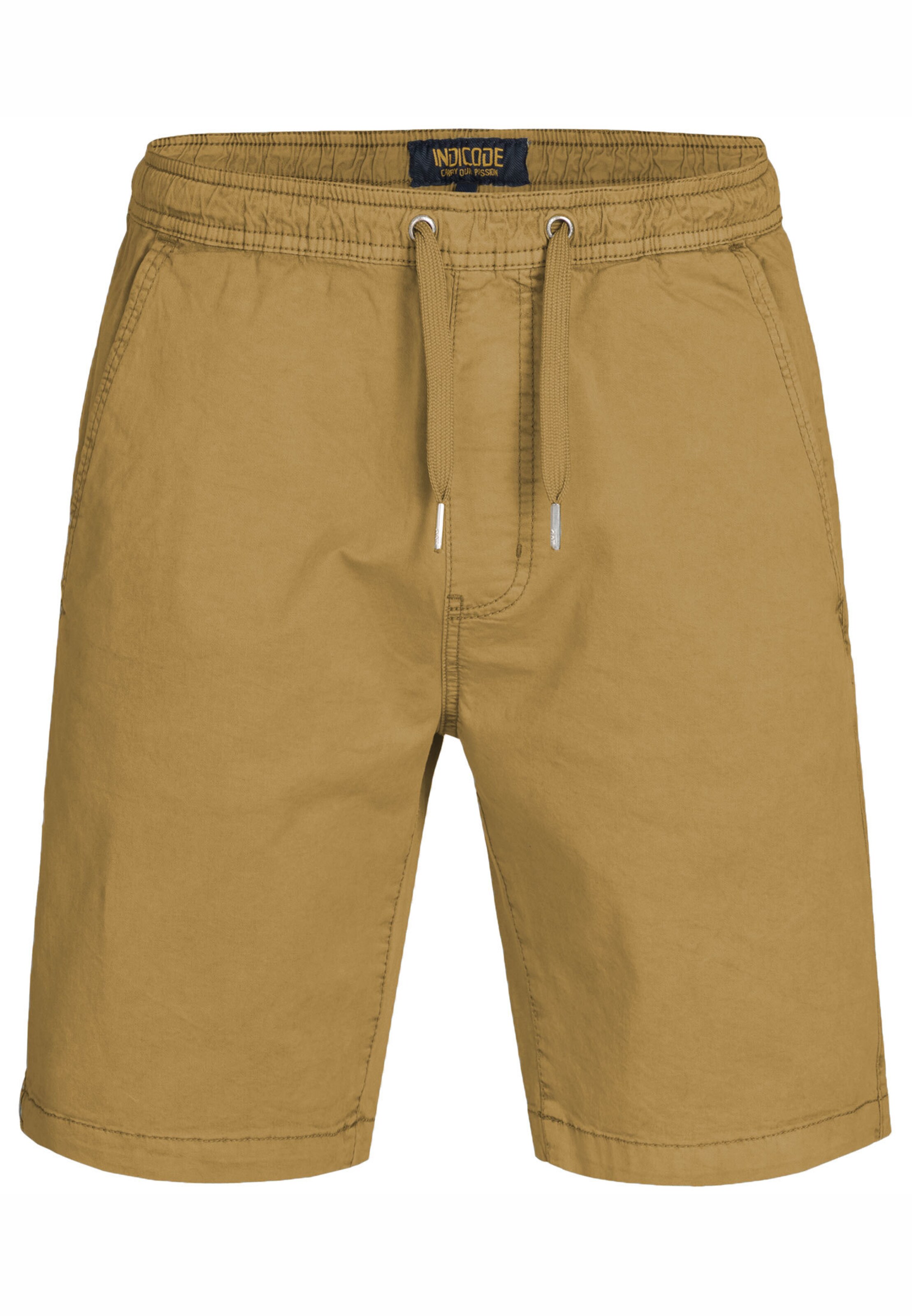 INDICODE JEANS Broek 'Kelowna' in Beige: voorkant