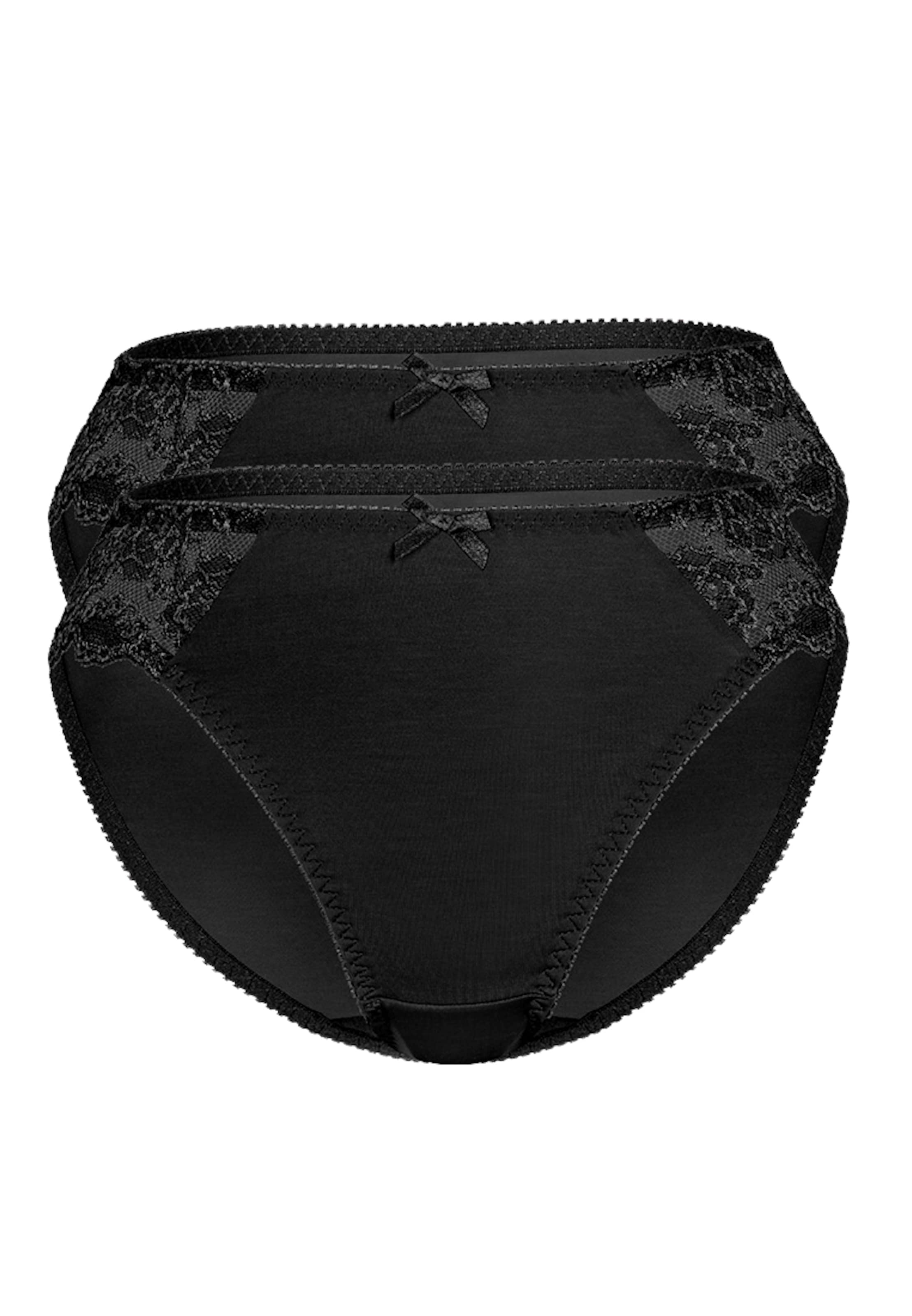 Slip 'CLASSIC LACE' sassa en noir : devant