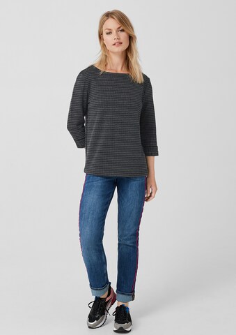 s.Oliver Sweatshirt in Schwarz