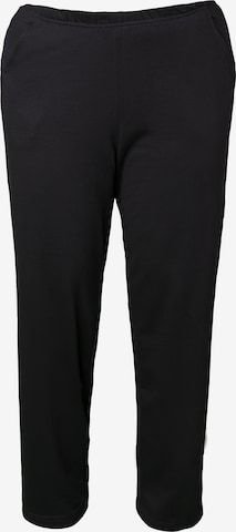 regular Pantaloni di Ulla Popken in nero: frontale