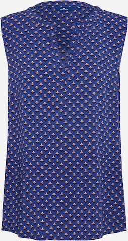 TOM TAILOR Blouse in Blauw: voorkant