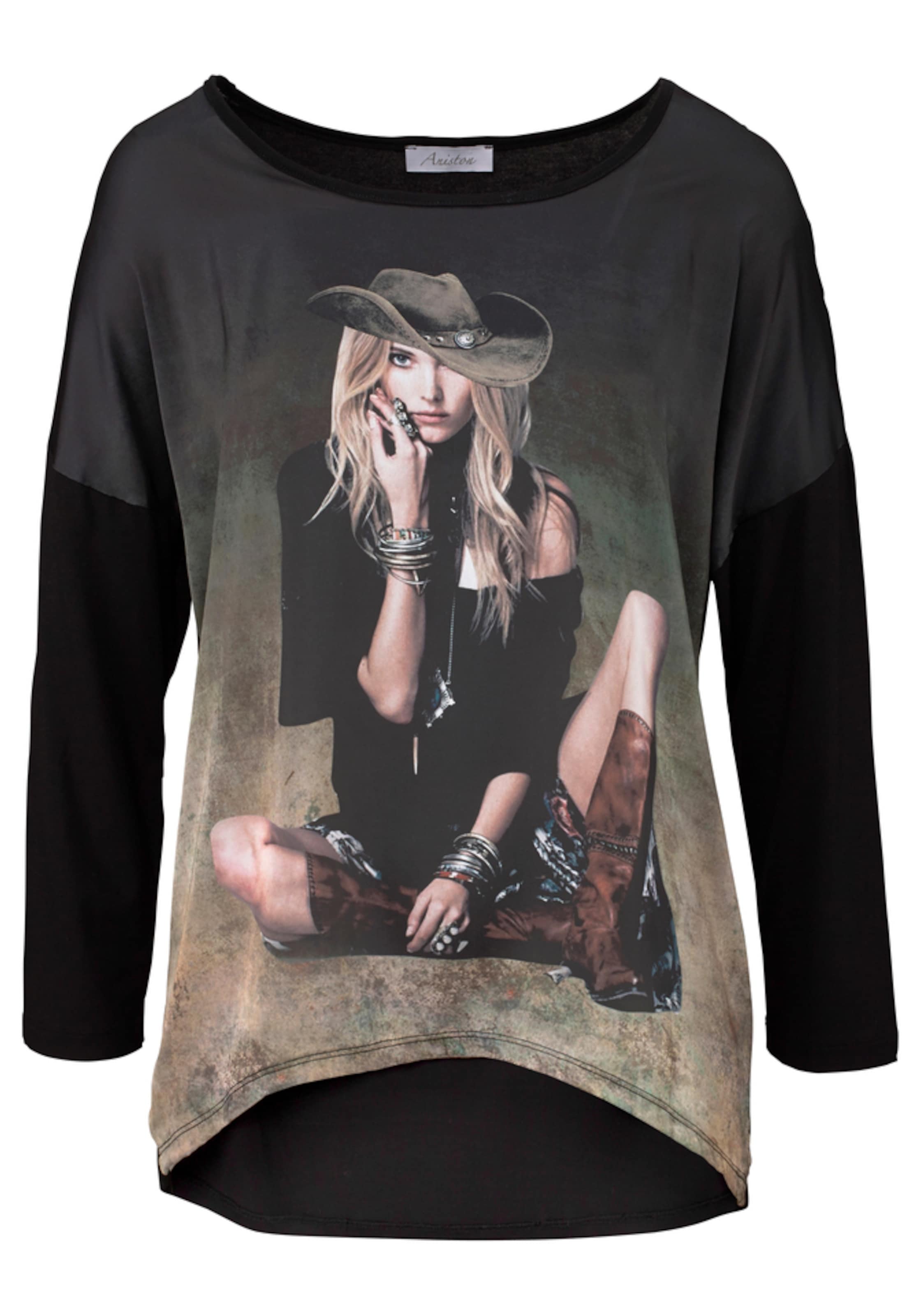 Aniston CASUAL Shirt in Black: front