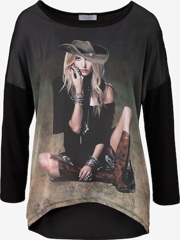 Aniston CASUAL Shirt in Black: front