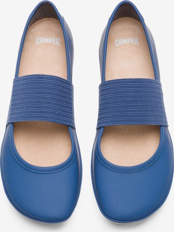 CAMPER Ballet Flats with Strap in Blue