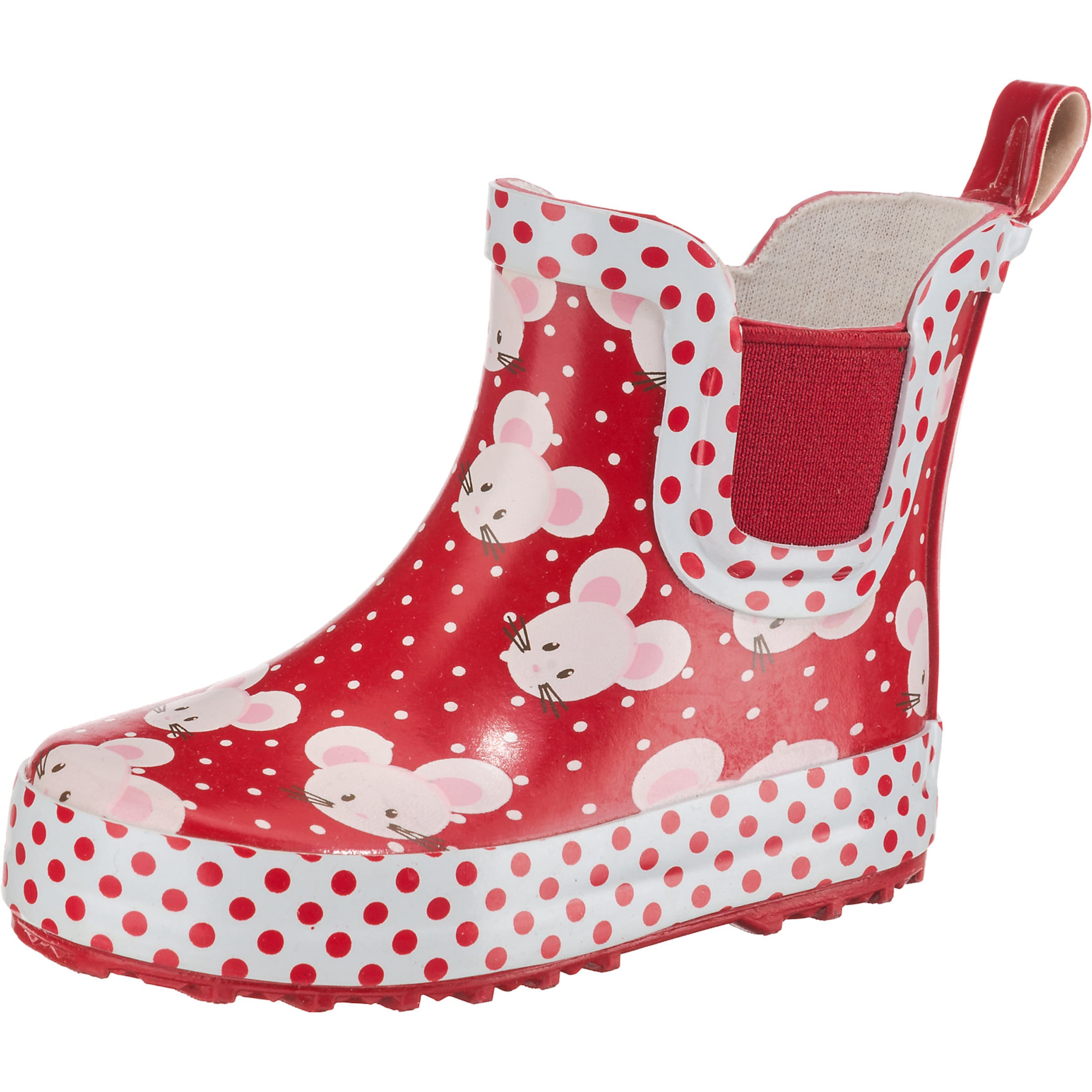 Cizme de cauciuc de la BECK pe roșu: față