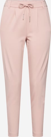 Pantaloni con pieghe 'Poptrash' di ONLY in rosa: frontale
