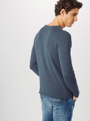 Coupe regular Pull-over JACK & JONES en bleu