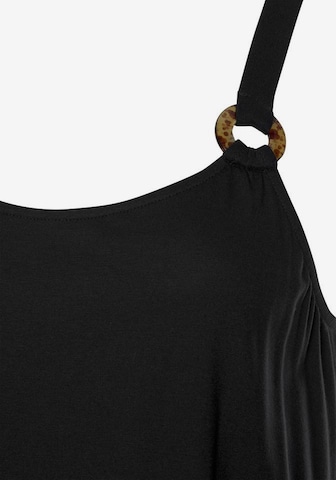 LASCANA Beach dress in Black