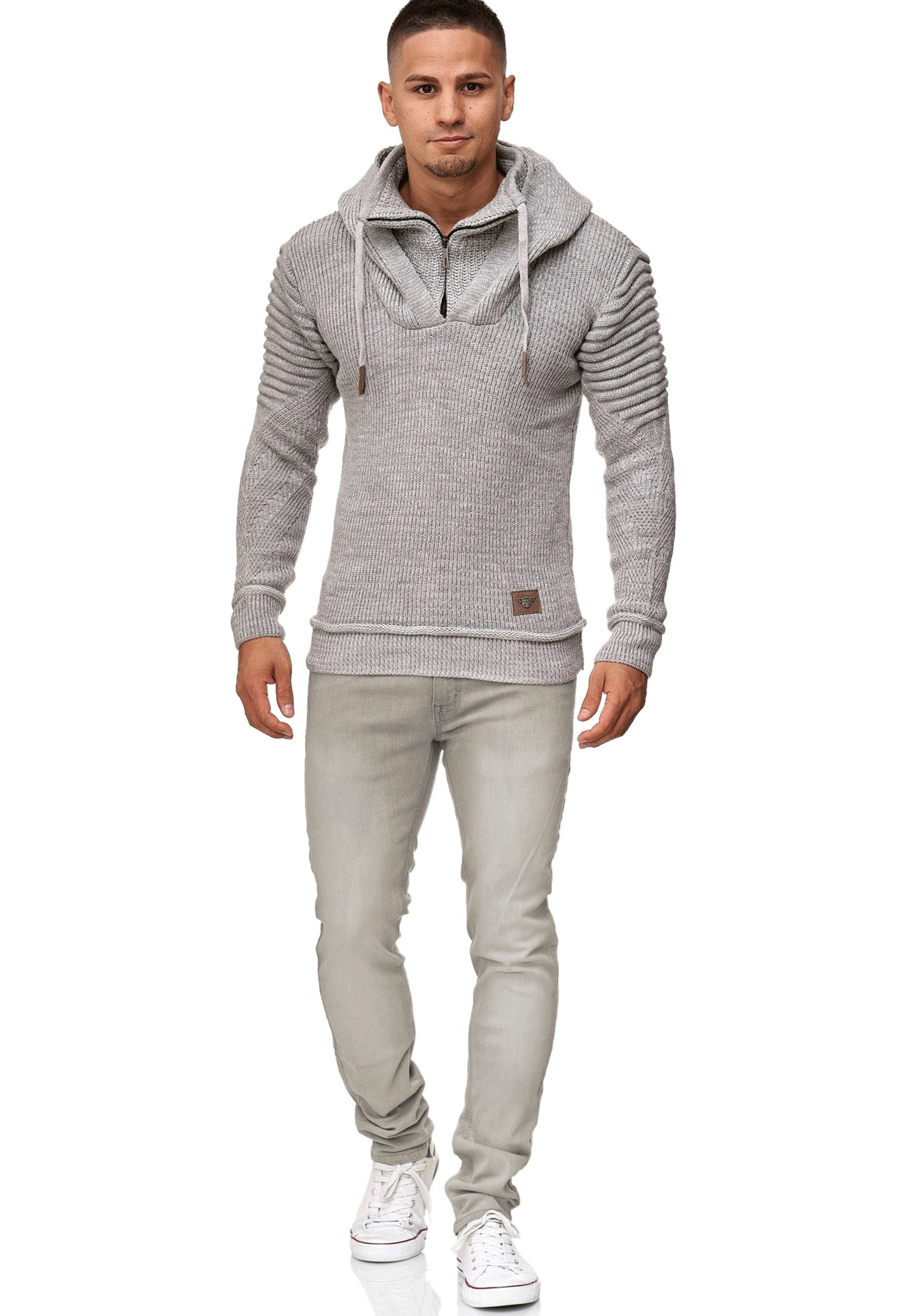 INDICODE JEANS Slimfit Jeans 'Texas' in Grijs